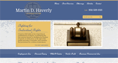 Desktop Screenshot of haverlylaw.com
